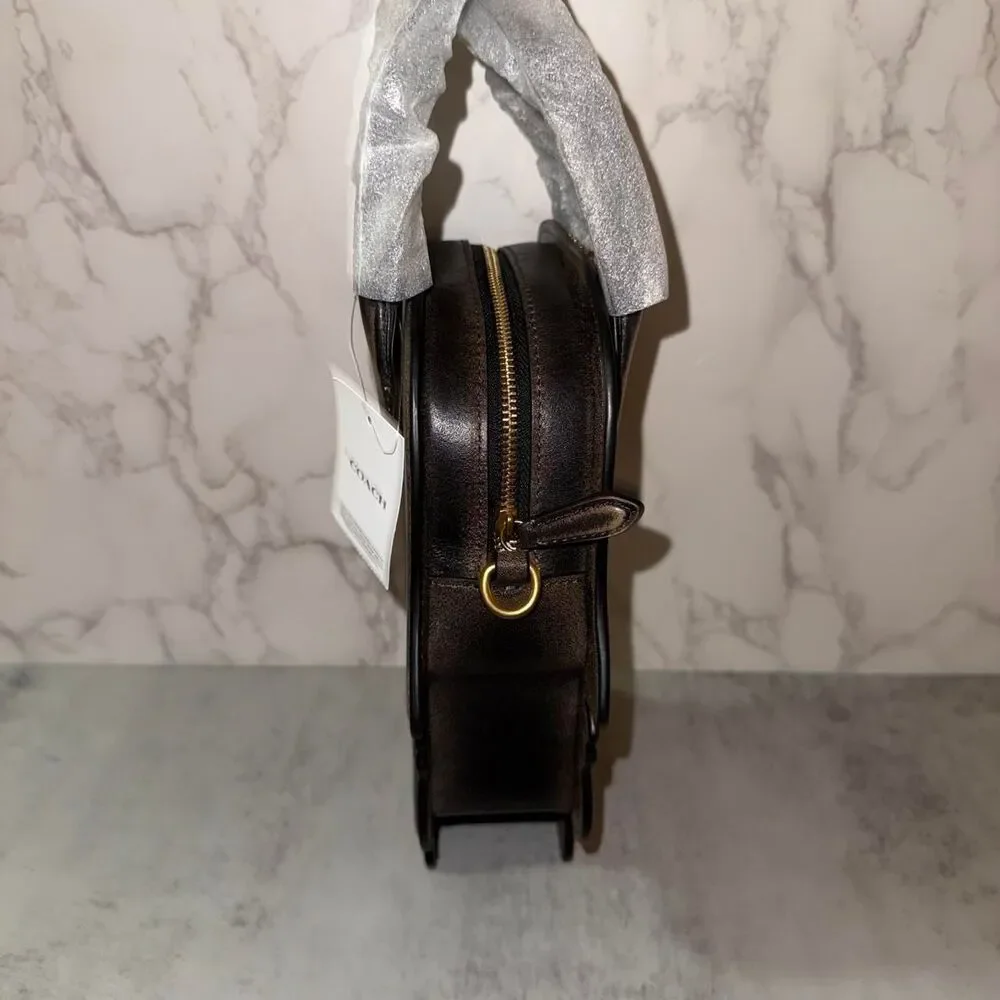 Coach × Braindead Limited Edition Head Bag, Logo Head Bag In Loved Leather